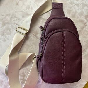 Sonoma crossbody vegan leather bag
